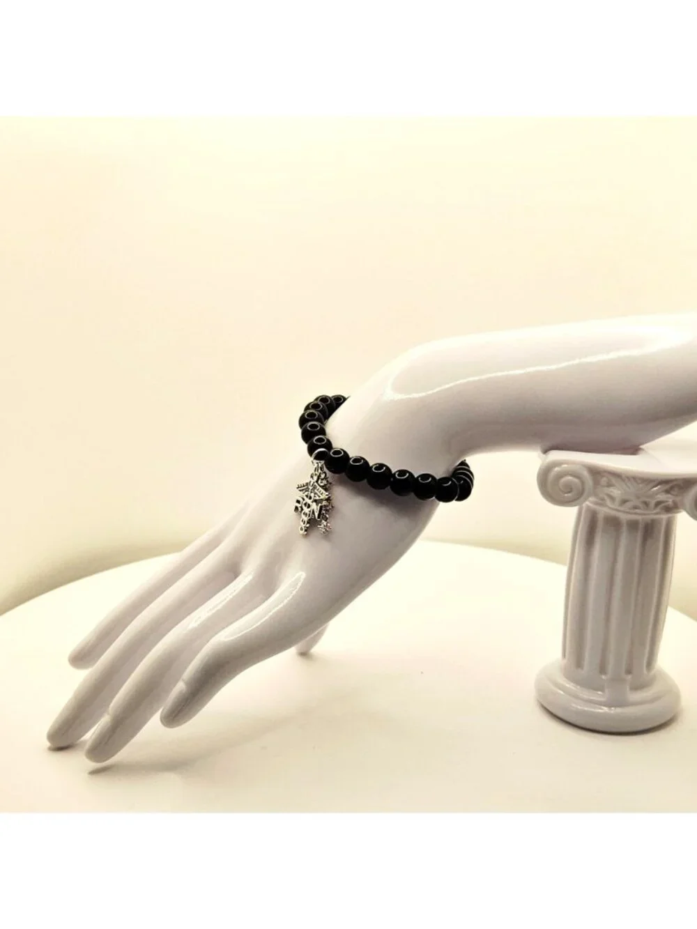 RN Nurse Bracelet, Black Nurse Charm Bracelet, Registered Nurse Gift, CNA